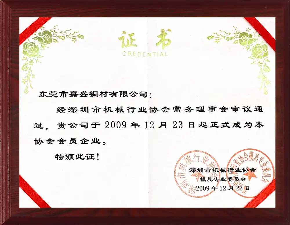 Honor Certificate
